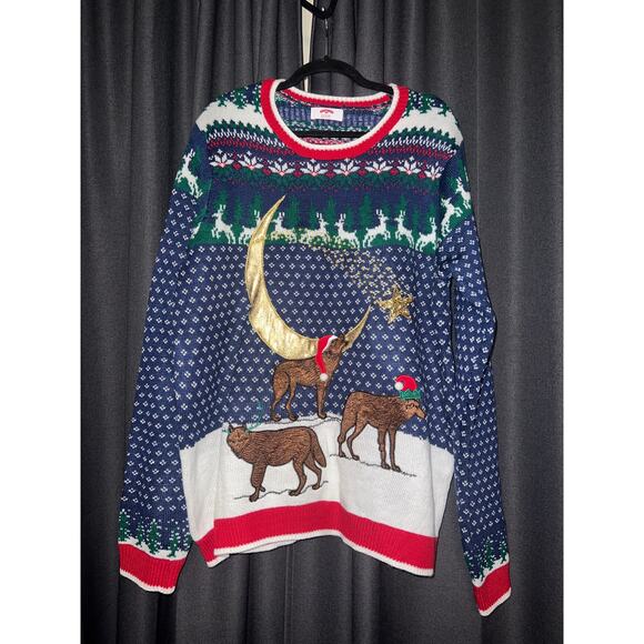 Ugly Christmas Sweater Xmas Size XL - Picture 1 of 3